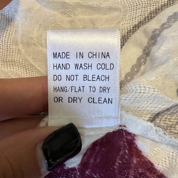 Oddy Mesh Lace Duster Cardigan Size M/L Colorful Sleeveless Boho Peasant Crochet - Picture 11 of 11